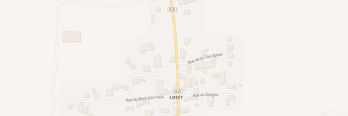 Plan du 1 Rue des Erales à Grivy-Loisy