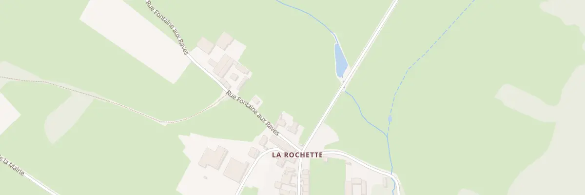 Plan du 5038A La Rochette à Saint-Maurice-des-Champs