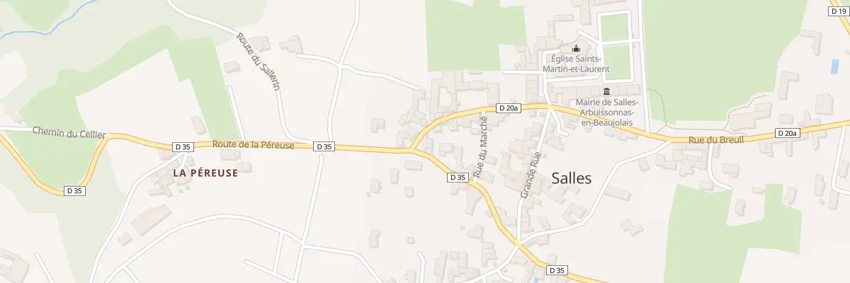 Plan du 886 Rue du Huit Mai 1945 à Salles-Arbuissonnas-en-Beaujolais