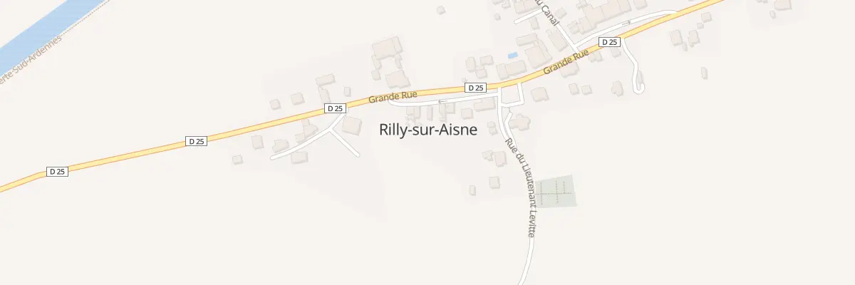 Plan du 8 Rue Grande Rue à Rilly-sur-Aisne
