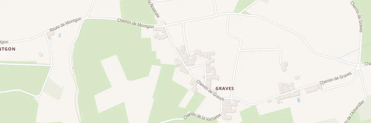 Plan du 940 Che de Graves à Porte des Pierres Dorées