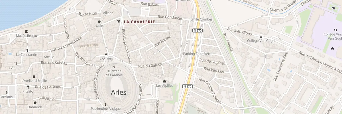 Plan du 52 Rue Jean-Jacques Rousseau à Arles