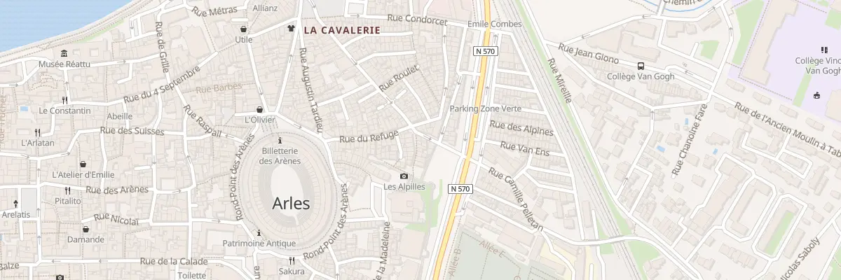 Plan du 84 Rue Portagnel à Arles