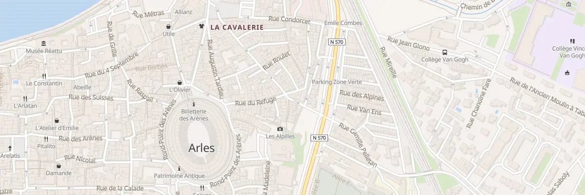 Plan du 69 Rue Portagnel à Arles