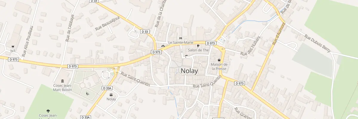 Plan du 10 Pl Monge à Nolay