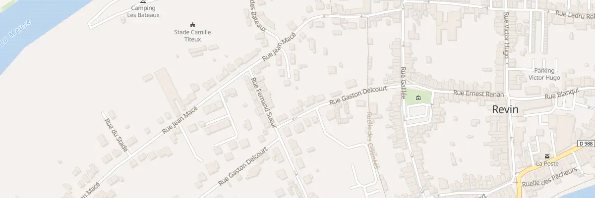 Plan du 154 Rue Gaston Delcourt à Revin