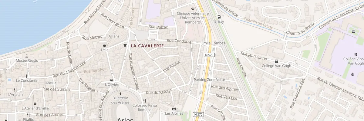 Plan du 19 Rue de la Fontaine à Arles