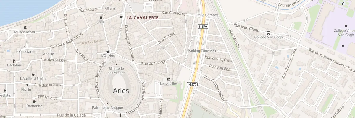 Plan du 69A Rue Portagnel à Arles
