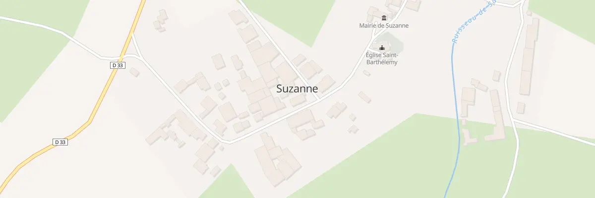 Plan du 6 Rue de la Croix des Arbres à Suzanne