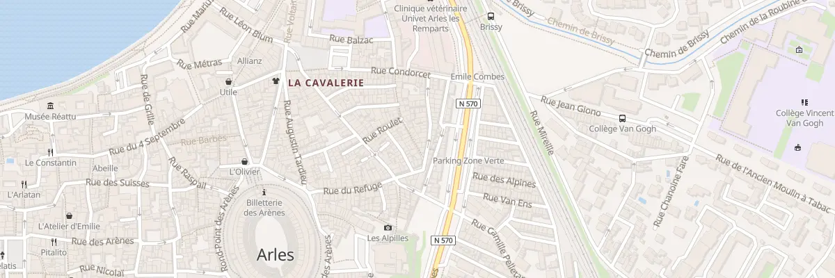 Plan du 31 Rue de la Fontaine à Arles