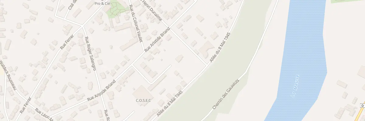 Plan du 16 Rue Henri Dunaime à Revin