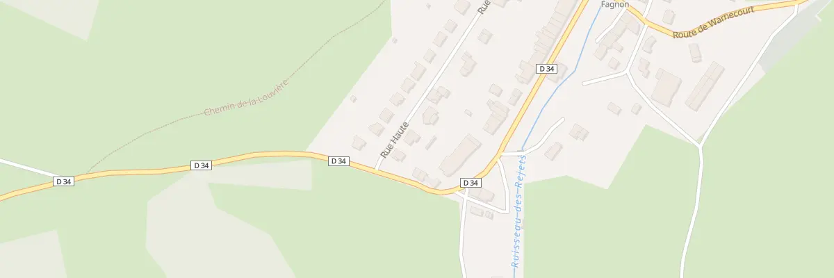 Plan du 353 Rue Haute à Fagnon