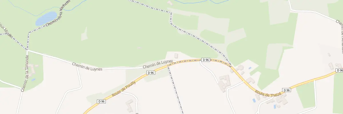 Plan du 2685 Rte de Pouilly à Theizé