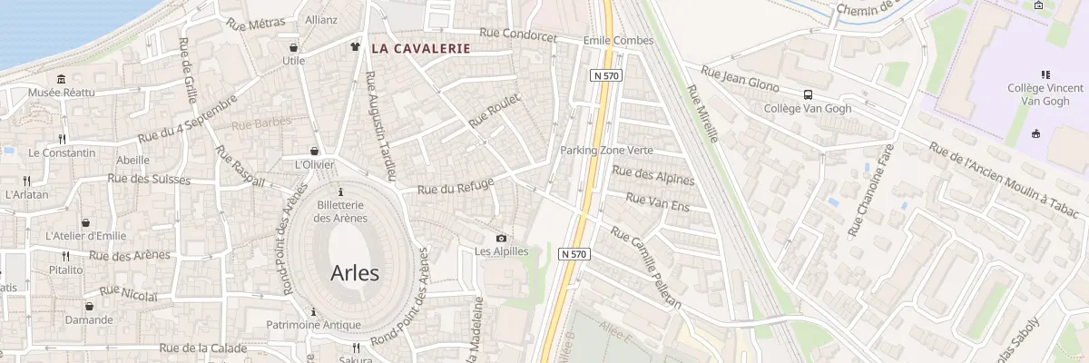 Plan du 35B Rue Portagnel à Arles
