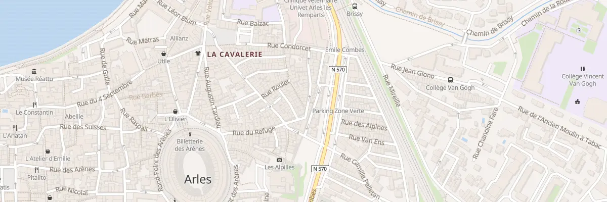 Plan du 35 Rue de la Fontaine à Arles