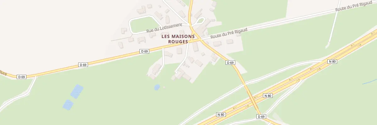 Plan du 5140 Les Maisons Rouges à Sainte-Hélène