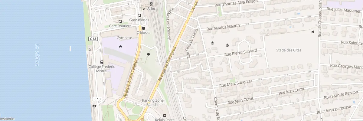 Plan du 6B Rue Montagne des Cordes à Arles