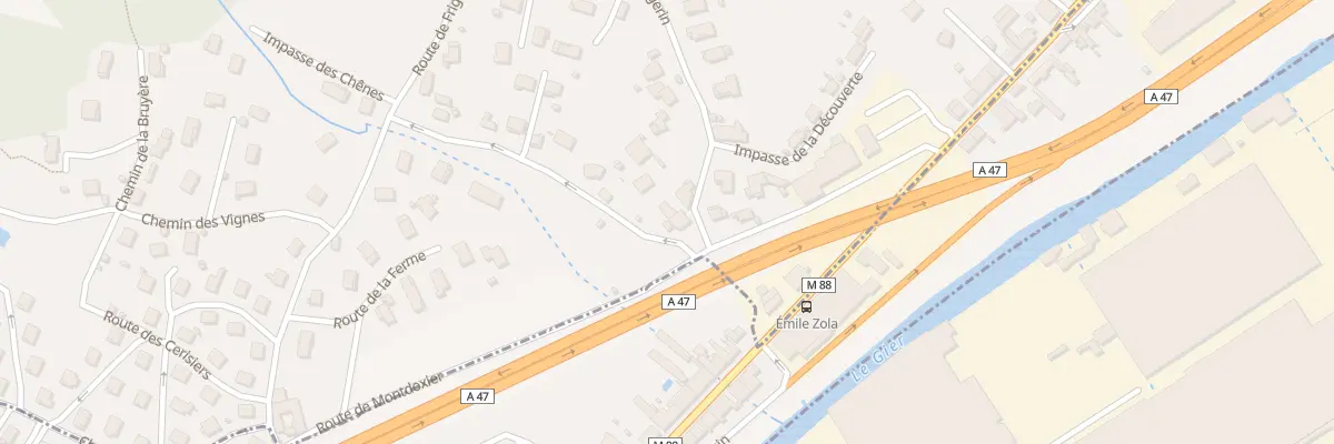 Plan du 22 Rte de Frigerin à Saint-Joseph