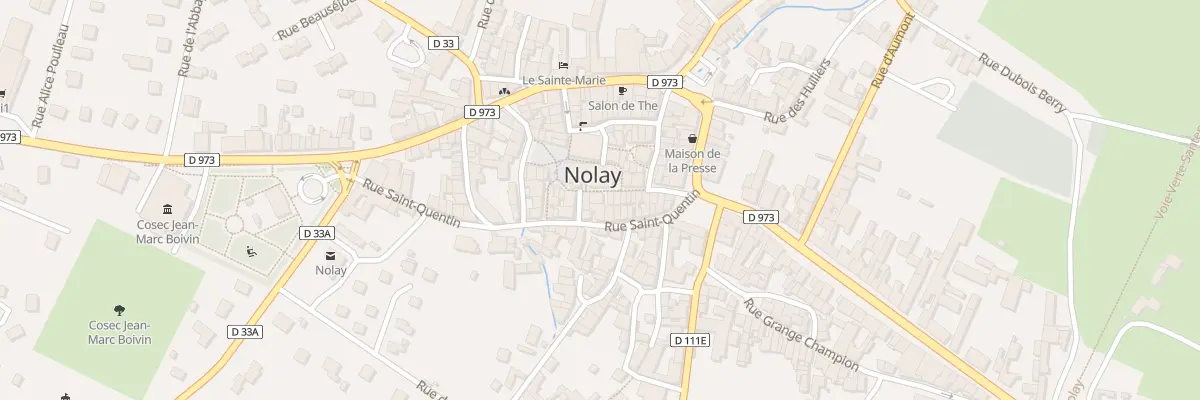 Plan du 6 Rue Monge à Nolay