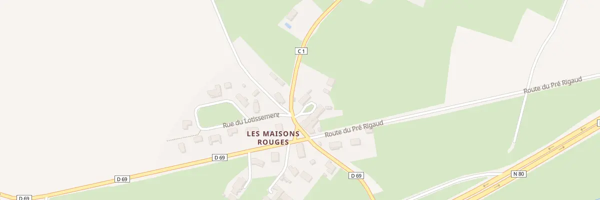 Plan du 5133 Les Maisons Rouges à Sainte-Hélène