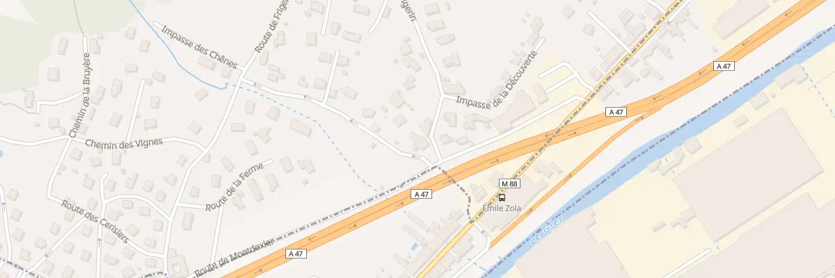 Plan du 20A Rte de Frigerin à Saint-Joseph