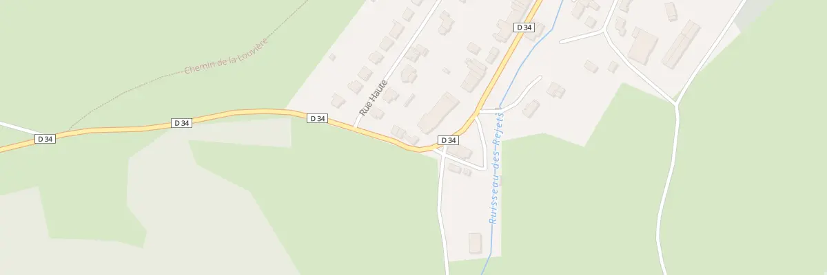 Plan du 296 Rte de Neuville les This à Fagnon
