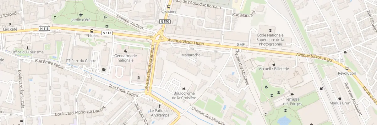 Plan du 3 Av Victor Hugo à Arles