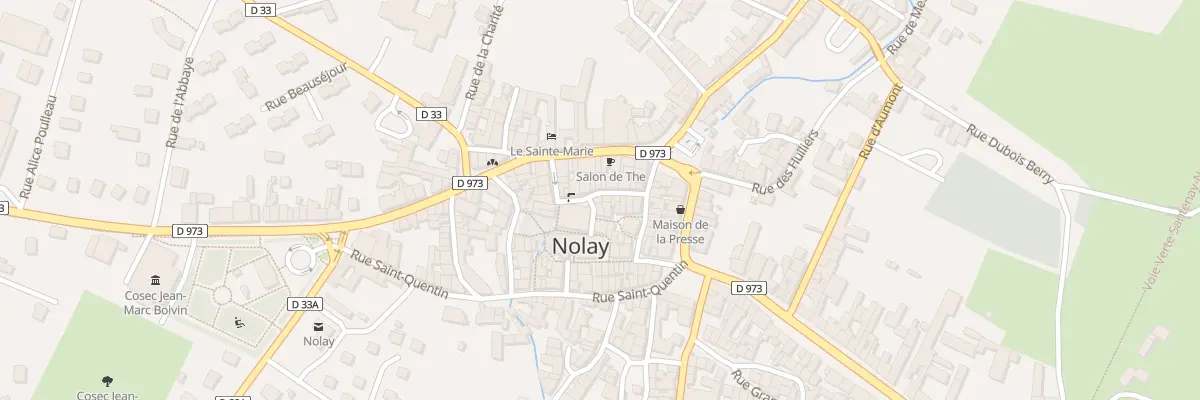 Plan du 6 Pl des Halles à Nolay