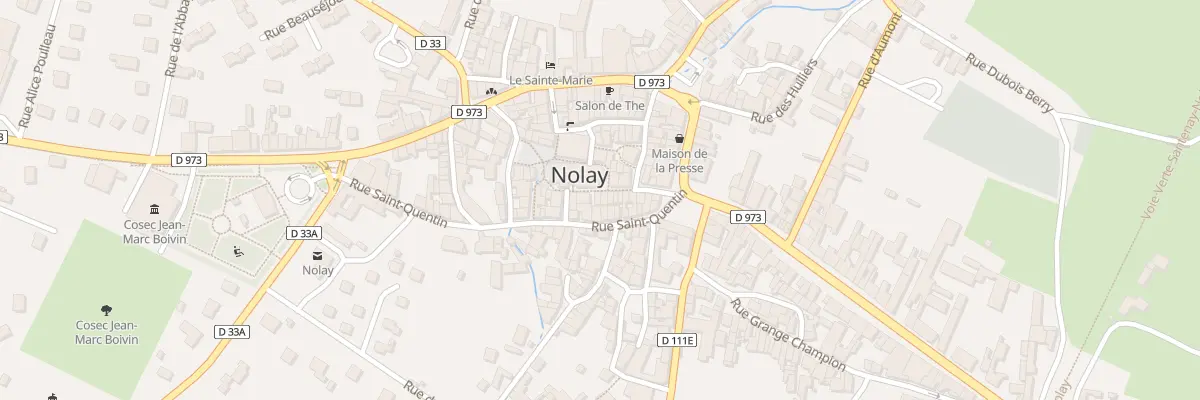 Plan du 8 Rue Monge à Nolay