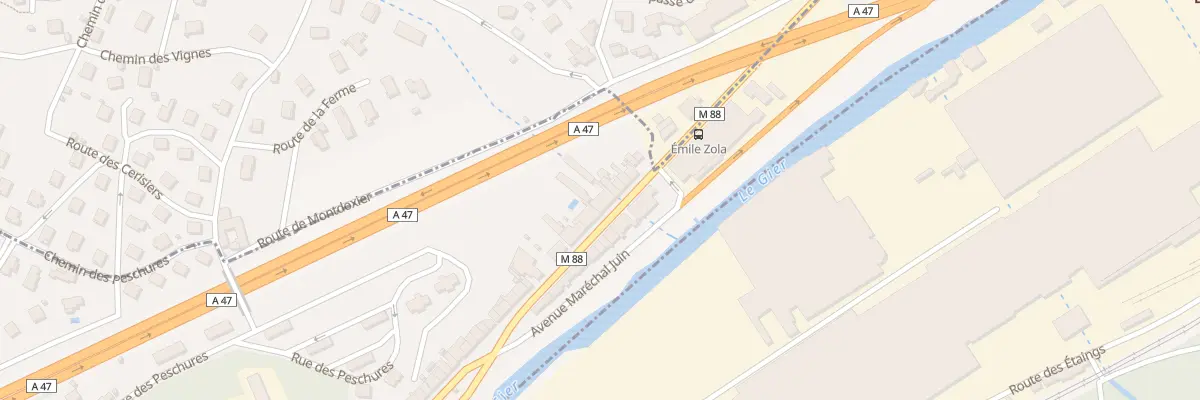 Plan du 83 Rue Emile Zola à Rive-de-Gier