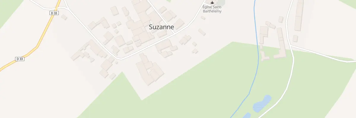 Plan du 2 Pl des Vergers à Suzanne