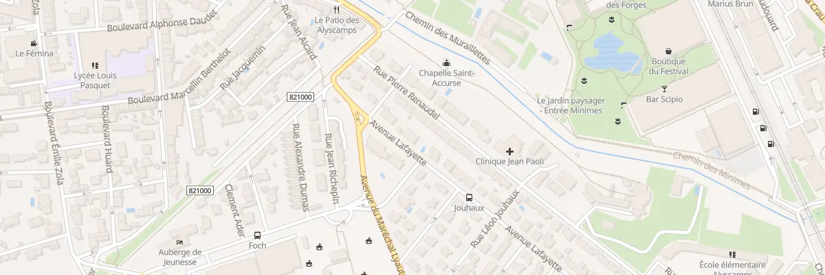 Plan du 11 Av Lafayette à Arles