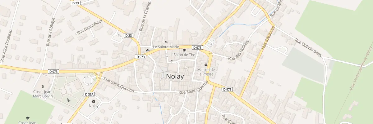 Plan du 4 Rue Philippe Pot à Nolay