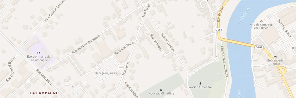 Plan du 71 Rue Ferrer à Revin