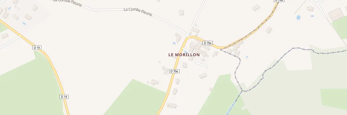 Plan du 315 Rte du Morillon à Éveux