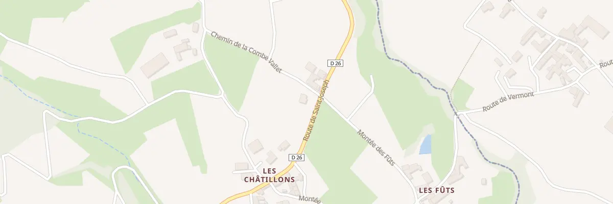 Plan du 23 Che de la Combe Vallet à Régnié-Durette