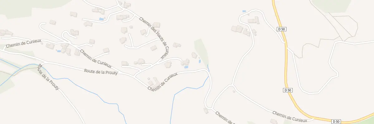 Plan du 74 Che des Hauts de Cunieux à Vaugneray