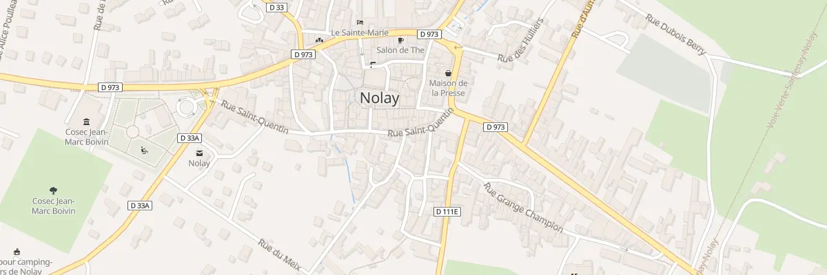 Plan du 3 Rue Saint-quentin à Nolay
