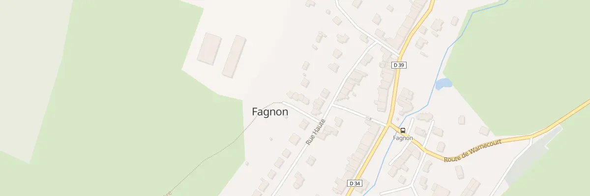 Plan du 4 Chem de la Louviere à Fagnon