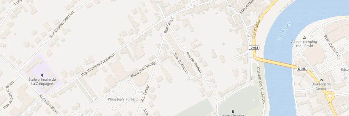 Plan du 41 Rue Ferrer à Revin