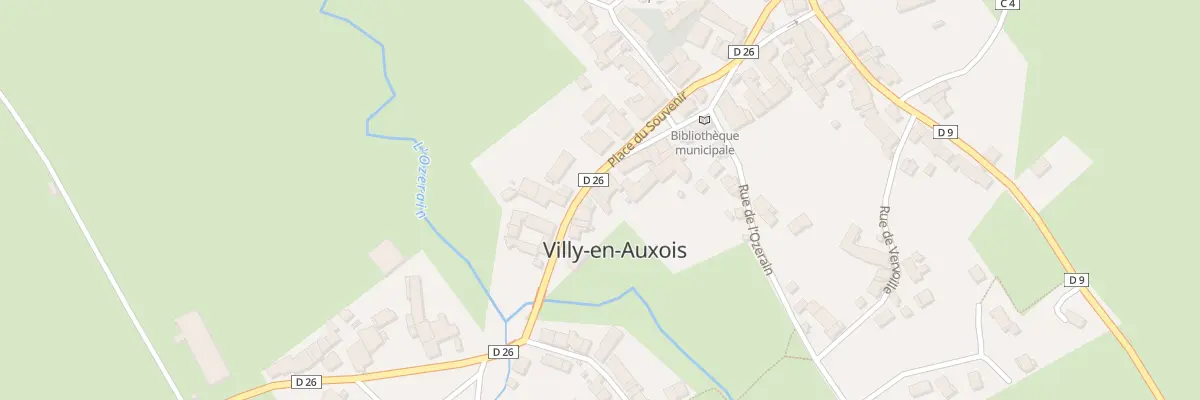 Plan du 3 Rue du Pont à Villy-en-Auxois