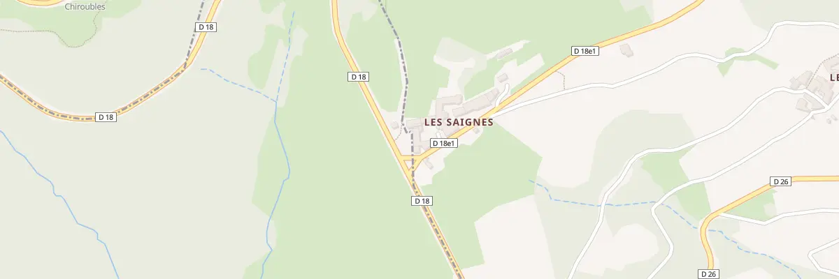 Plan du 37 Rte des Saignes à Chiroubles