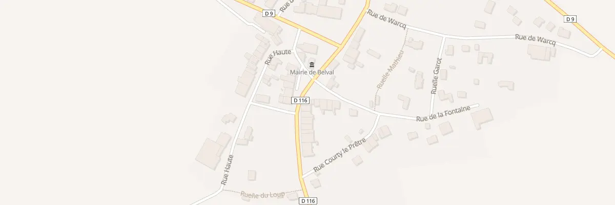 Plan du 2 Rue de la Fontaine à Belval