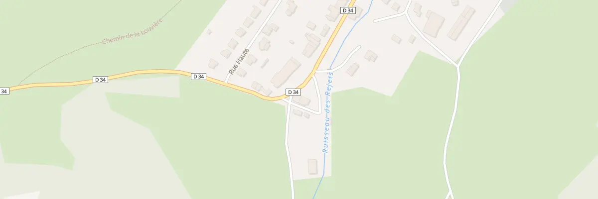 Plan du 104 Rue du Lavoir à Fagnon