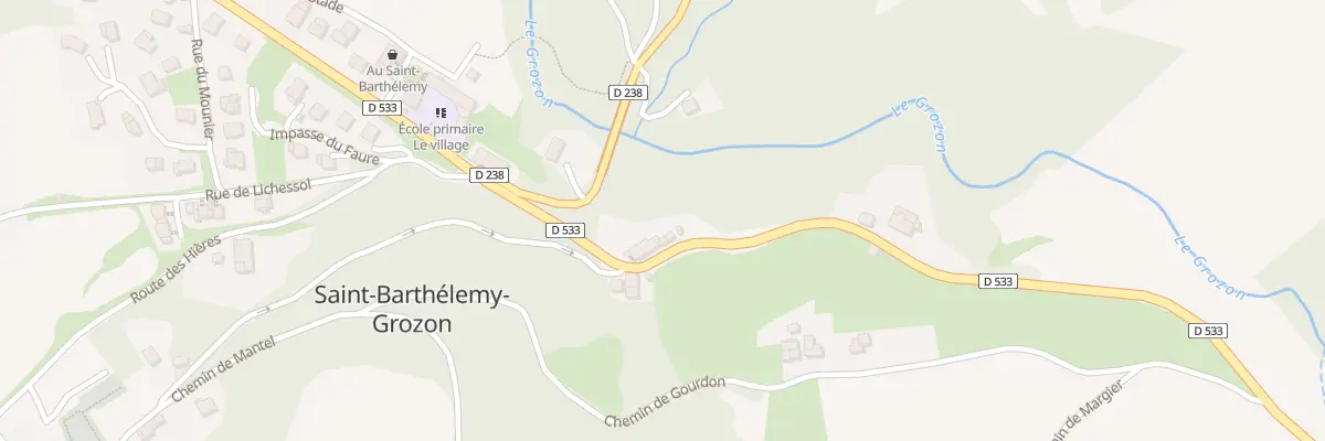 Plan du 5192 Le Village à Saint-Barthélemy-Grozon