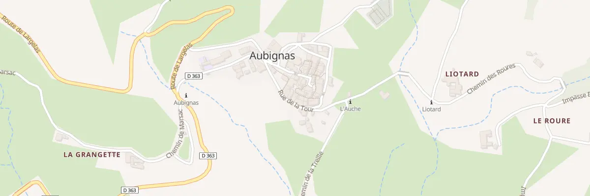 Plan du 30 Rue Longue à Aubignas