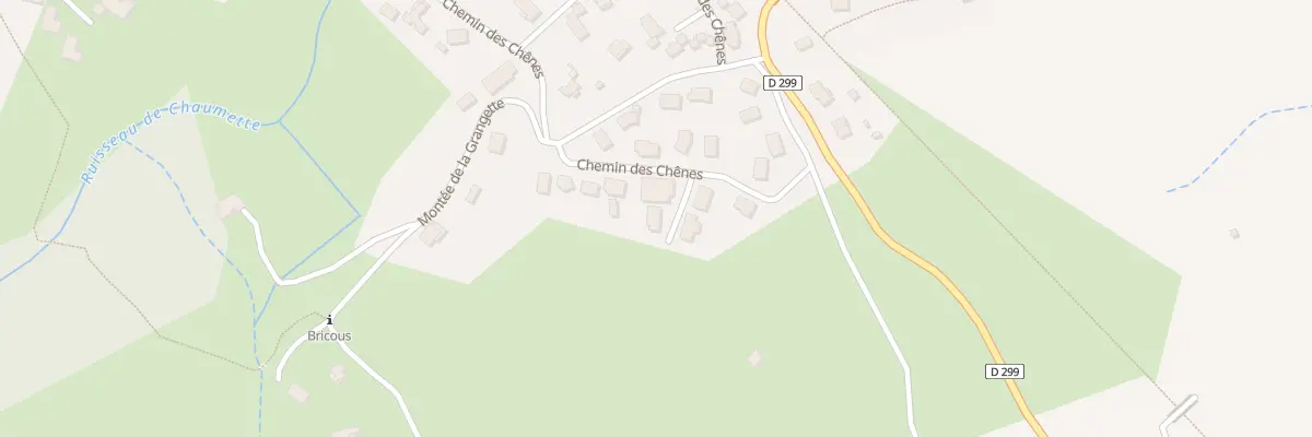 Plan du 280 Che des Chenes à Alissas