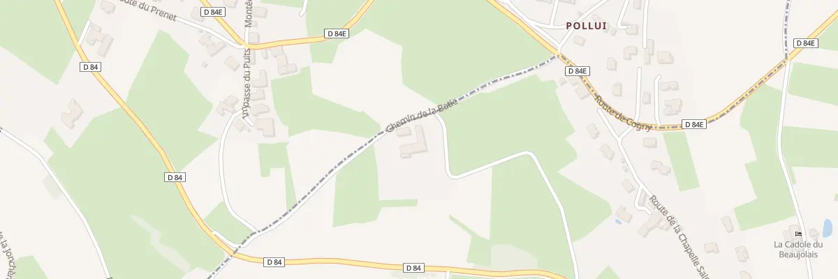 Plan du 5150 Gonneton à Lacenas