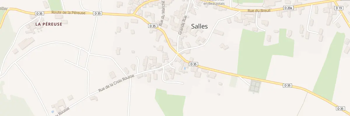 Plan du 9 Rue de la Croix Rousse à Salles-Arbuissonnas-en-Beaujolais