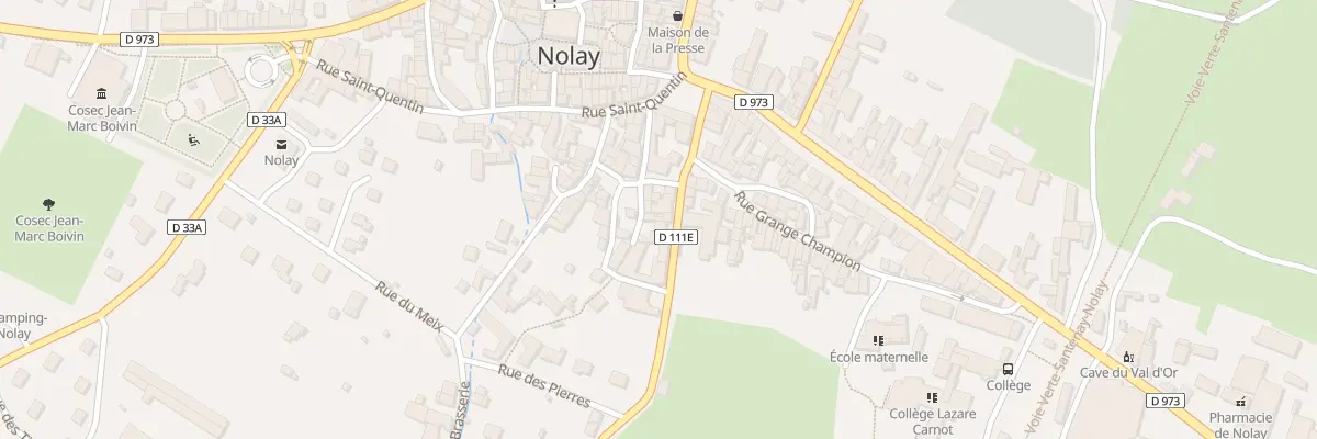 Plan du 12 Rue Sadi Carnot à Nolay